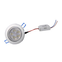 Corp de iluminat încastrat în tavan cu LED de 5W, lampă de birou, radiator inelar alb cald