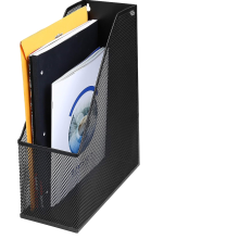 Suport pentru reviste Deluxe din oțel plasă, extra lat, suport pentru dosare de reviste