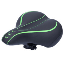 Kompatibler Fahrradsattel für Damen und Herren, wasserdichter, übergroßer Ledersattel mit extra gepolstertem Memory-Schaum, kompatibel mit P