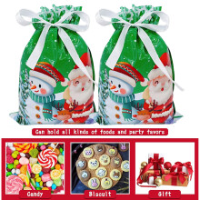 Sacchetto regalo di Natale compatibile con regali, sacchetto regalo in plastica