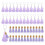 48PCS Acrylic Keychain Blanks, Acrylic Cheer Megaphone Key Chains with Tassel, Clear Blank Keychains Kit 1