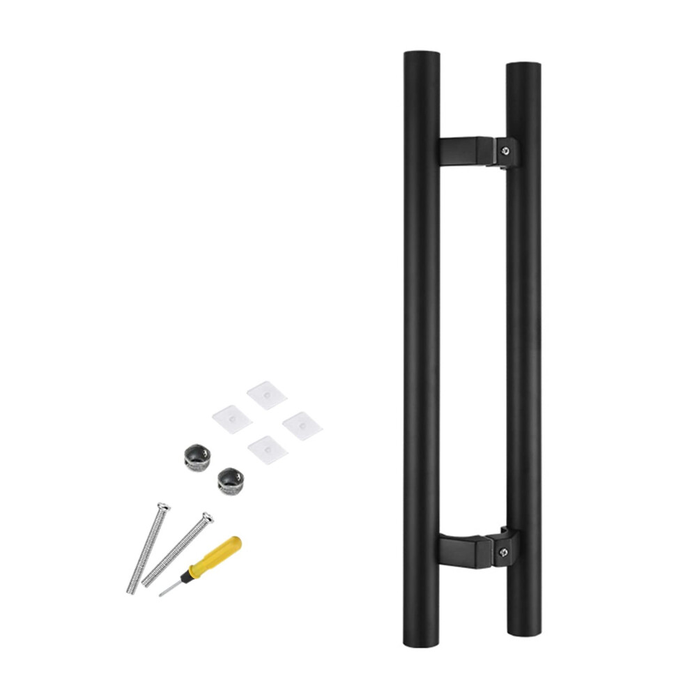 Sliding Glass Door Handle 80Cm Modern Square Style Rust Resistant Dual Side Design For Barn Doors 9330225538783