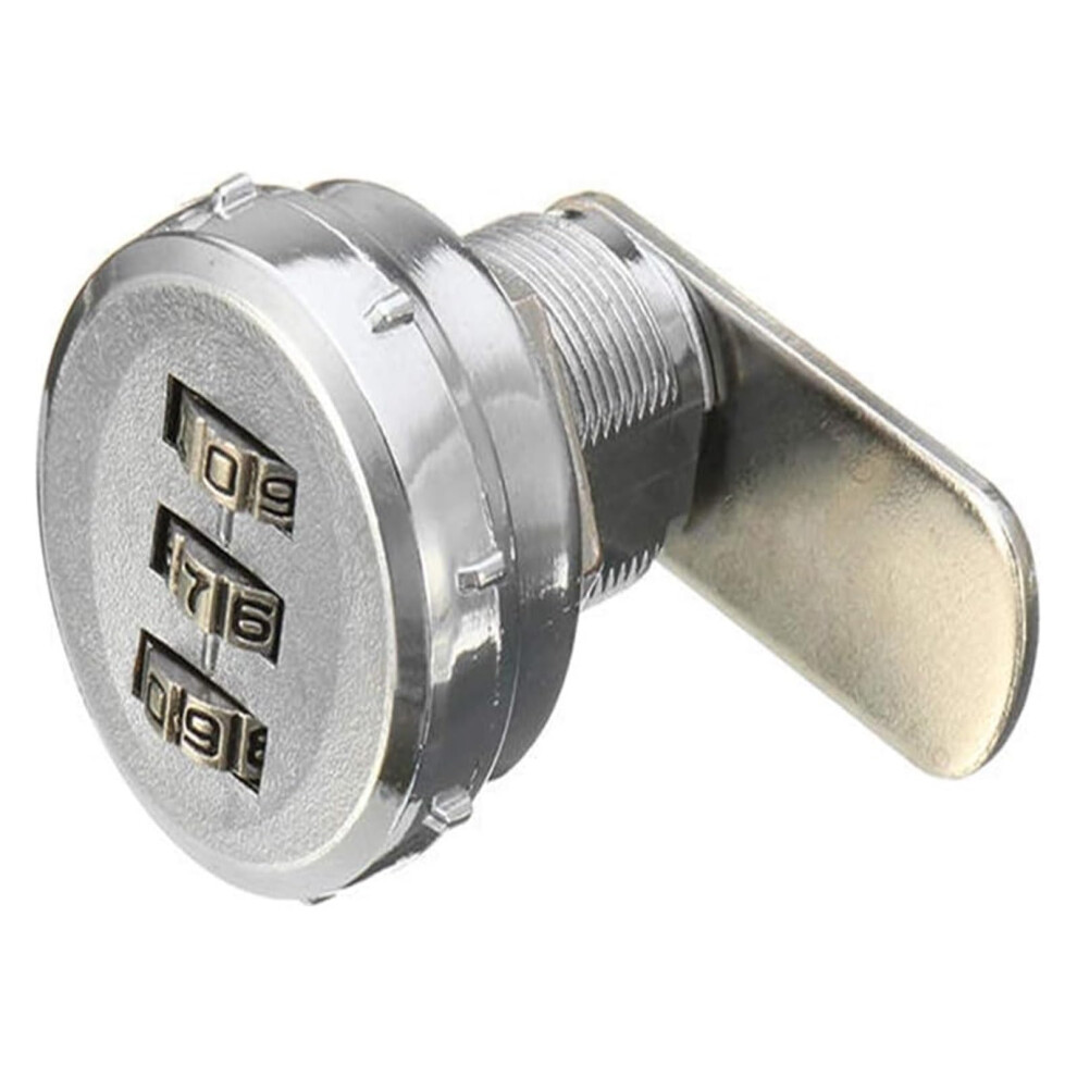 Keyless Combination Cam Lock For Cabinets Drawers And Mailboxes, Durable Zinc Alloy With Easy Installation 9073542201069