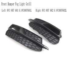 Front Bumper Fog Light Grill Foglight Bezel for A3 S- S3 2013-2016 Right 8V3 807 682 K 8V3807682L