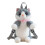Realistic Cats Plush Backpack For Home Decors Or Play-Gray 45CM 1
