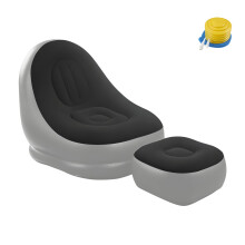 Chaise gonflable Portable, pompe à pied facile, gonflage-Hui