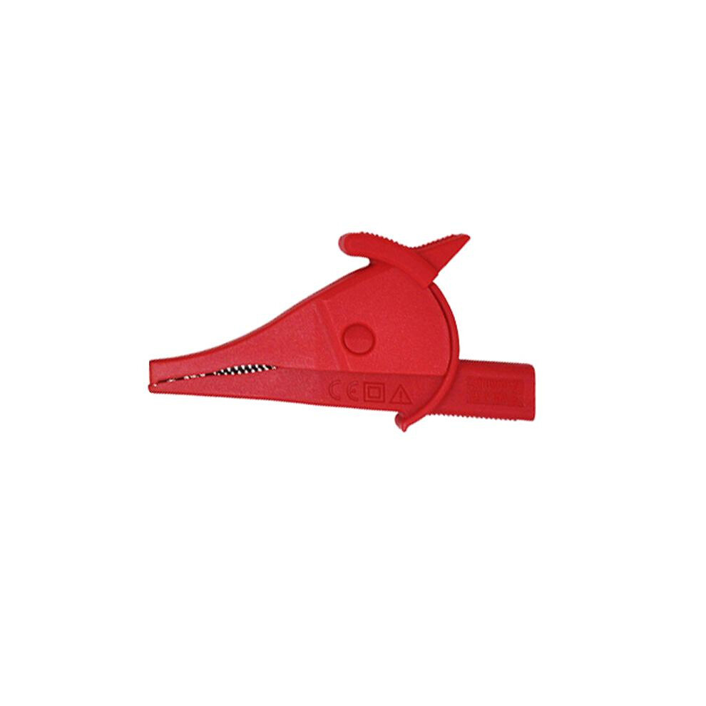 4Mm Banana Jack Multimeter Crocodile Clip Insulated Capacitor Clip Test Pen Clip(Red) 6083684916526