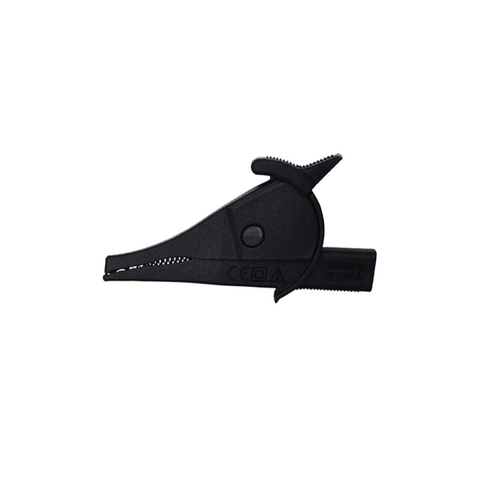 4Mm Banana Jack Multimeter Alligator Clip, Insulated Capacitor Clip, Test Probe Clip (Black) 6083684916663