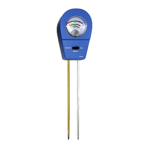 LY101 Tester per piante e terreno - Misuratore di pH (blu)