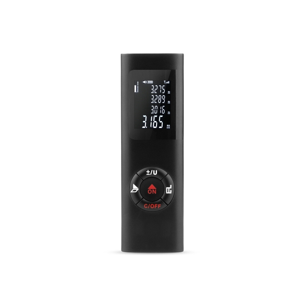 Jq-60 Mini Laser Distance Meter 60M Rechargeable Digital Handheld Laser Rangefinder (Black) 6083684916793