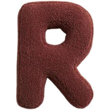 (A, I1) Standard Size Pillowcase J To R English Letter Pillow Alphabet Combination Sofa Bedside Special Shaped Pillow U Shaped P