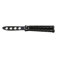Safe Blade Balisong Trainer, sommerfuglkniv kompatibel med sømløs trening med 420 rustfritt stål og perfekt vektbalanse.