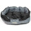 Actiaspet Large Grey/Black Waterproof Round Dog Bed 3
