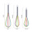 Silicone Egg Beater Home Egg Mixer Kitchen Gadgets Cream Baking Tools, Colour: 12 inch Blue 3