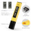 Medidor de pH digital de bolso com eletrodo sensível, fácil de usar e com visor LCD retroiluminado, compatível com leituras precisas em dive 3