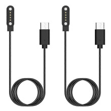 [Pack of 2] PLAUD Note AI Voice Recorder Charging Cable, PLAUD Note Voice Recorder Replacement Charging Cable USB-C Data Cable (3.3 ft/100 cm)