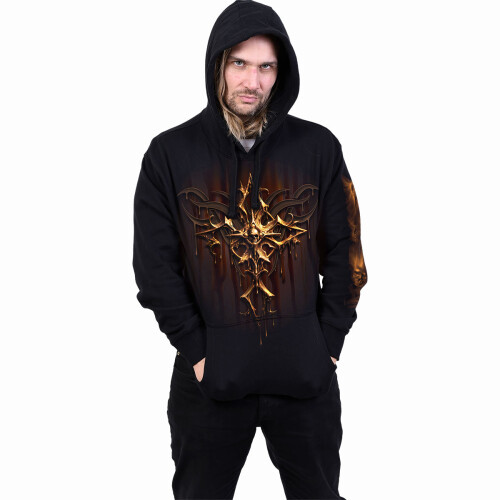Spiral - DRIPPING GOLD - Hoody Black 1