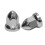 20PCS 33mm Chrome Lug Nut Covers ABS Plastic Push- for Semi Trucks 5