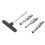Automotive Glow Plug Socket Tool Set 3/8in Interface T Bar 8mm 10mm 12mm Plug Socket for Automotive Efficient Repair 3
