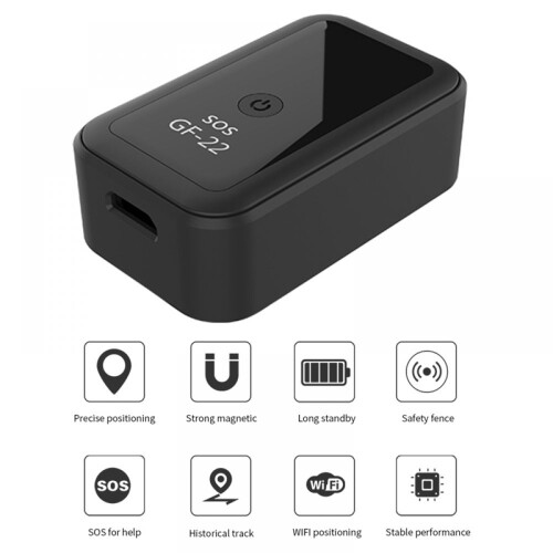 GPS Tracker GF22 Mini Πραγματικού Χρόνου Αυτοκινήτου Tracker Anti-Lost Device Voice Control Εγγρα 2
