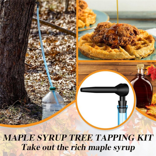 Maple Syrup Tapping Kit Maple Tap and Food Grade Dropper Extractor 13 Piece 1