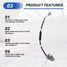 68368360AA 52124734AJ Front Right Brake Hose Brake Hydraulic Hose for Durango 2011 Grand Cherokee 2011-2015