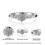 (6, Gold) Women Flower Snowflake Ring 4