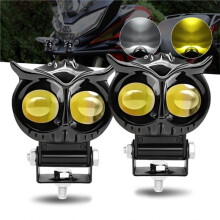 LED-Zusatzscheinwerfer 60 W, Bernsteinfarben/Weiß, Zweifarbig, 3 Modi, Offroad-Nebelscheinwerfer, 2 Stück für LKW, SUV, UTV, Motorrad