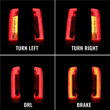 LED Saddlebag Tail Light for Road Glide Street Glide 2025 Smoked Turn Signal Light Filler Panel Brake Light