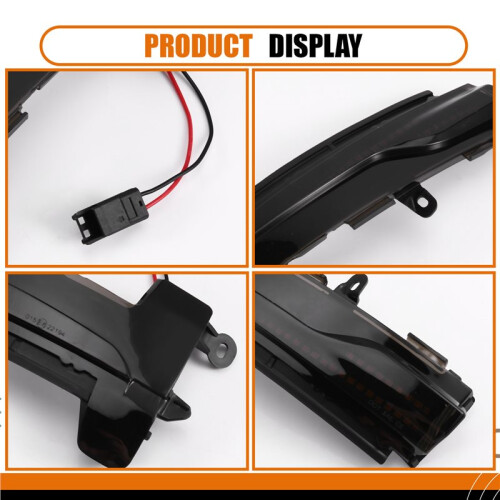 1Pair LED Turn Signal Blinker Indicator for  XC60 2014 - 2017 Dynamic Side Mirror Blinker Light 31371878 31371879 1