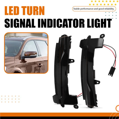 1Pair LED Turn Signal Blinker Indicator for  XC60 2014 - 2017 Dynamic Side Mirror Blinker Light 31371878 31371879 2