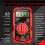 SZ308 Digital Multimeter Voltage Resistance Meter AC/ Current Meter Electrician LCD Backlight Ohm Square Wave Test B 2