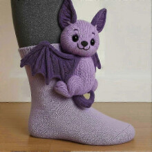 (G) Warm Winter Novelty Cartoon Animal Socks, Cat & Deer Socks as Christmas Gifts for Girls & Women