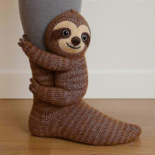 (A) Warm Winter Novelty Cartoon Animal Socks, Cat & Deer Socks as Christmas Gifts for Girls & Women