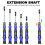 142 in 1 Precision Computer Screwdriver Kit, Electronics Screwdriver with 120 Bits Magnetic Repair Tool Kit 5