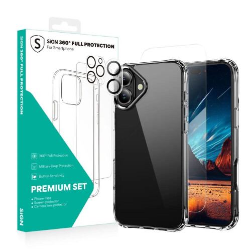 SiGN 360 Komplettschutzpaket für iPhone 16