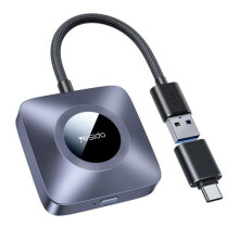 Yesido Wireless CarPlay mit USB-A/USB-C-Adapter
