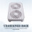 Z-X4 White Pc Accessories 14cm Dual Fans Low Noise Stackable Using Router/Micro-Radiator Base USB Interface 65.8CFM 5