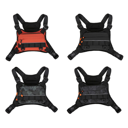 Multifunktionale Brusttasche, Hüfttasche,-Camouflagegrau 1