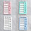 4pcs Chore Chart,12 X 20 Portable Board Plastic Memo Boards with 30 Replaceable Blank Paper for Home Office 5