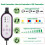 Adjustable LED Grow Lights with Tripod Stand, Full Spectrum, Remote Control, and Timer for Indoor Plants 3