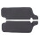 Black Microfiber Leather Sun Visor Replacement Cover Repair for  Mustang 1994-2004 2