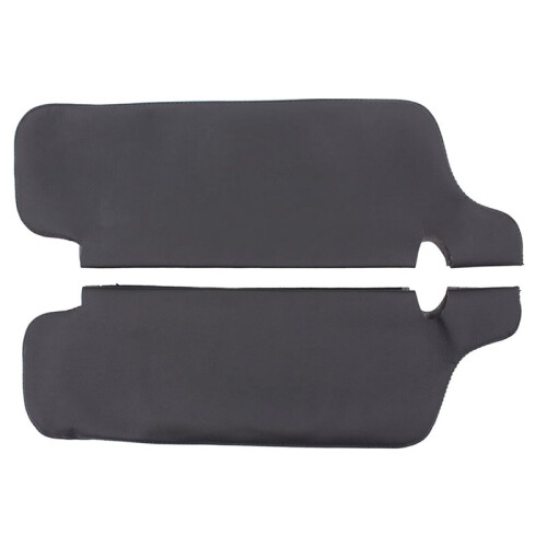 Black Microfiber Leather Sun Visor Replacement Cover Repair for  Mustang 1994-2004 1