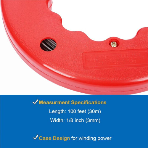 Fish Tape Hand Wire Puller Width Fishtape, Electrician Reel Pull Wires Cable Hand Puller ATE Tools, Wire Fishing Tools 2