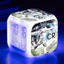 (Type 13) 2025 Cristiano Ronaldo Alarm Clock For The World Cup Football League, Small Alarm Clock With Creative Led Display In Various Styles -NMAOV