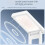 Multifunctional Soundless Alarm Clock Folding Carryable Design Nightlight Feature for Night Reading Travelling 8