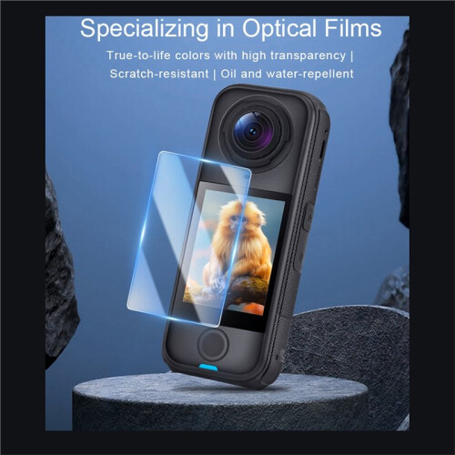 Screen Protector for  X4AIR High Clarity Scratch-Resistant Essential Accessory for  Action Video Cameras 2
