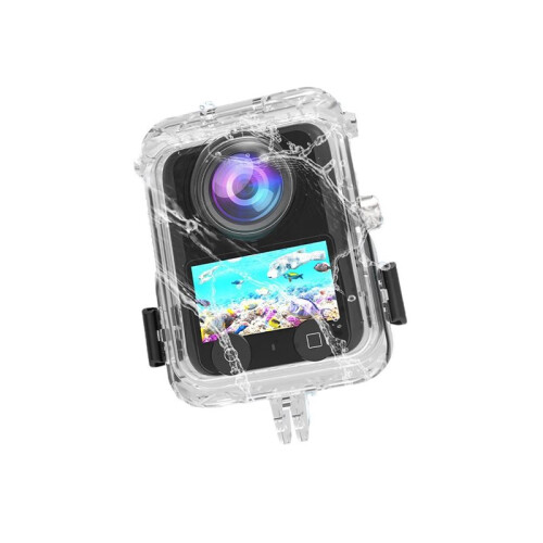 For  OMSO360 Waterproof Case 50M Underwater Diving Housing for Action Camera Protective Shell 2