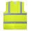 Reflective Safety Vest Yellow XXLarge, ANSI ISEA  Visibility Design for Construction Work 1