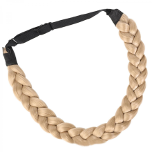 Verstelbare gevlochten haarband voor moeiteloos stijlvolle kapsels, haaraccessoires, hoofddeksel voor bruiloften en feesten, stijl 6